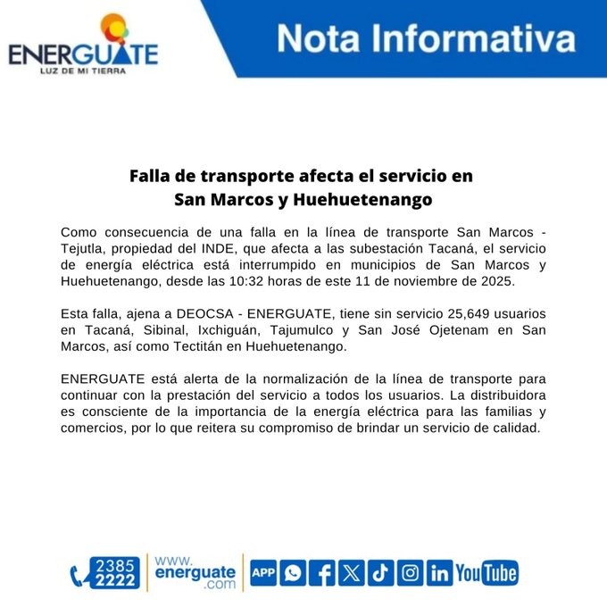 Foto La Hora: Energuate.