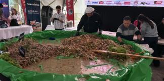 El fiambre más grande. Foto La Hora: José Orozco.