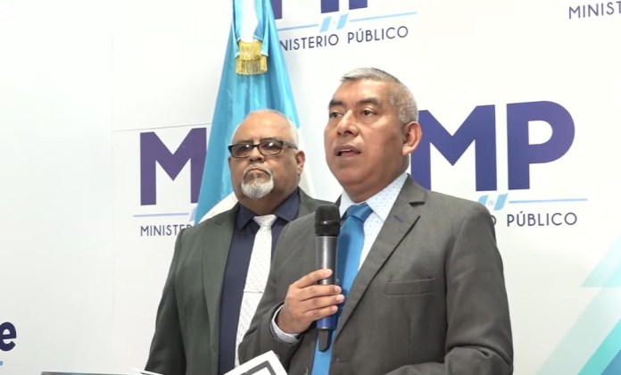 FECI dirigido por Rafael Curruchiche, jefe fiscal del Ministerio Público. Foto La Hora: MP