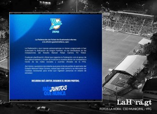 La Federación de Futbol de Guatemala informó que no ha organizado y autorizado una celebración en los alrededores del estadio El Trébol. Arte La Hora: Alejandro Ramírez