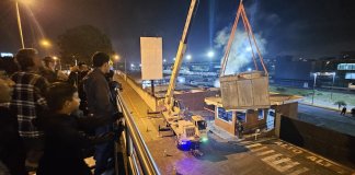 DGAC: concluyen trabajos para la instalación de torres de enfriamiento de aire acondicionado en AILA.