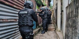 Agentes antisecuestros de la Policía Nacional Civil.