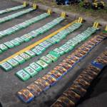 172 paquetes de cocaína incautados por la PNC