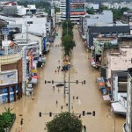 Las precipitaciones de los últimos días en Tailandia provocan inundaciones en distintas ciudades. Foto La Hora: EFE