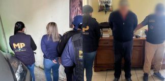 MP captura a dos personas en caso de falsedad material, falsedad ideológica y casos especiales de estafa Capturados tras allanamientos del MP por caso de falsedad material, falsedad ideológica y casos especiales de estafa. Foto La Hora: MP