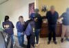 Capturados tras allanamientos del MP por caso de falsedad material, falsedad ideológica y casos especiales de estafa. Foto La Hora: MP