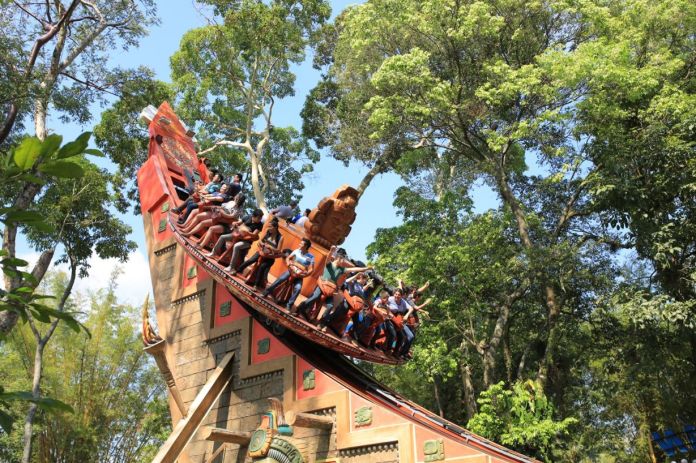 Irtra_Xetulul El parque de diversiones Xetulul dará por inaugurada las fiestas decembrinas el 29 de noviembre. Foto La Hora: Irtra Xetulul