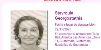 Stavroula Georgostathis ha tenido dos activaciones de alerta de desaparición, el primero fue en 2020 y el de este año. Foto La Hora: captura de pantalla