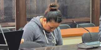 El Tribunal de Mayor Riesgo B otorgó medida sustitutiva a exagente de PNC vinculada a la muerte de un ciudadano canadiense en San Andrés Itzapa. Foto La Hora: Sergio Osegueda