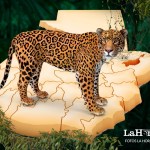 Jaguar endémico de Guatemala. Arte La Hora: Alejandro Ramírez