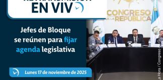 Instancia de Jefes de Bloque para este 17 de noviembre. Foto La Hora