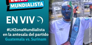 LH Zona mundialista Guatemala Surinam. Foto La Hora