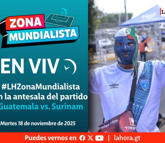LH Zona mundialista Guatemala Surinam. Foto La Hora