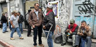 Manifestación de veteranos militares frente el Congreso el pasado 10 de noviembre. Foto La Hora: José Orozco