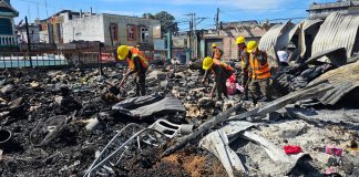 La municipalidad de San Pablo hará estudios técnicos para construir un moderno mercado para prevenir incendios. Foto La Hora: Ejército de Guatemala