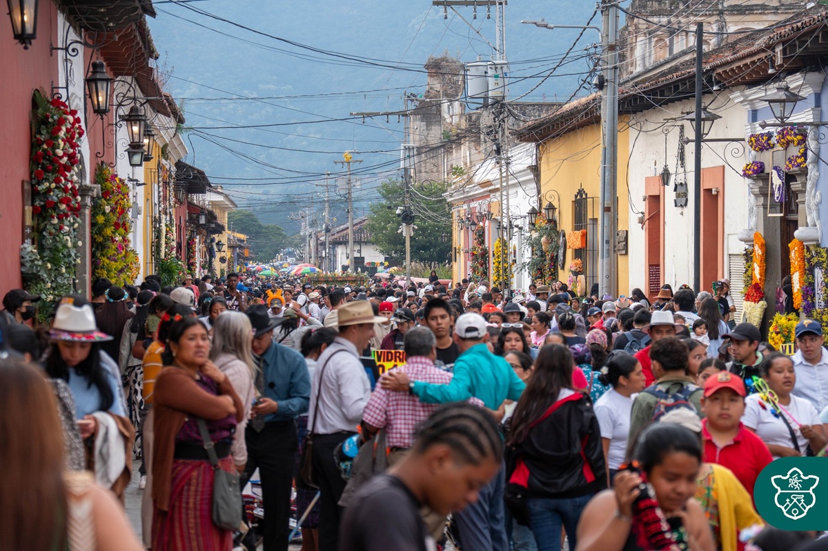 Festival de las Flores este domingo 16 de noviembre. Foto La Hora: Municipalidad de Antigua Guatemala