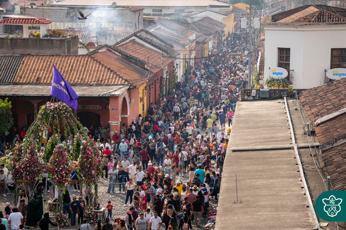 Festival de las Flores este domingo 16 de noviembre. Foto La Hora: Municipalidad de Antigua Guatemala