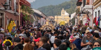 Festival de las Flores este domingo 16 de noviembre. Foto La Hora: Municipalidad de Antigua Guatemala