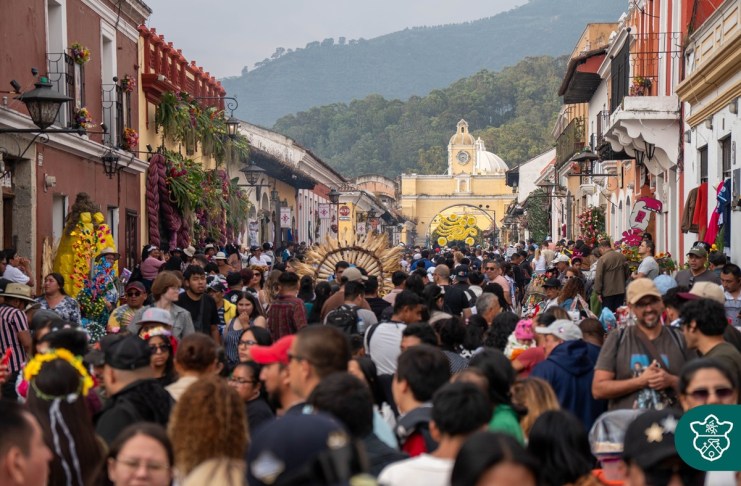 Festival de las Flores este domingo 16 de noviembre. Foto La Hora: Municipalidad de Antigua Guatemala