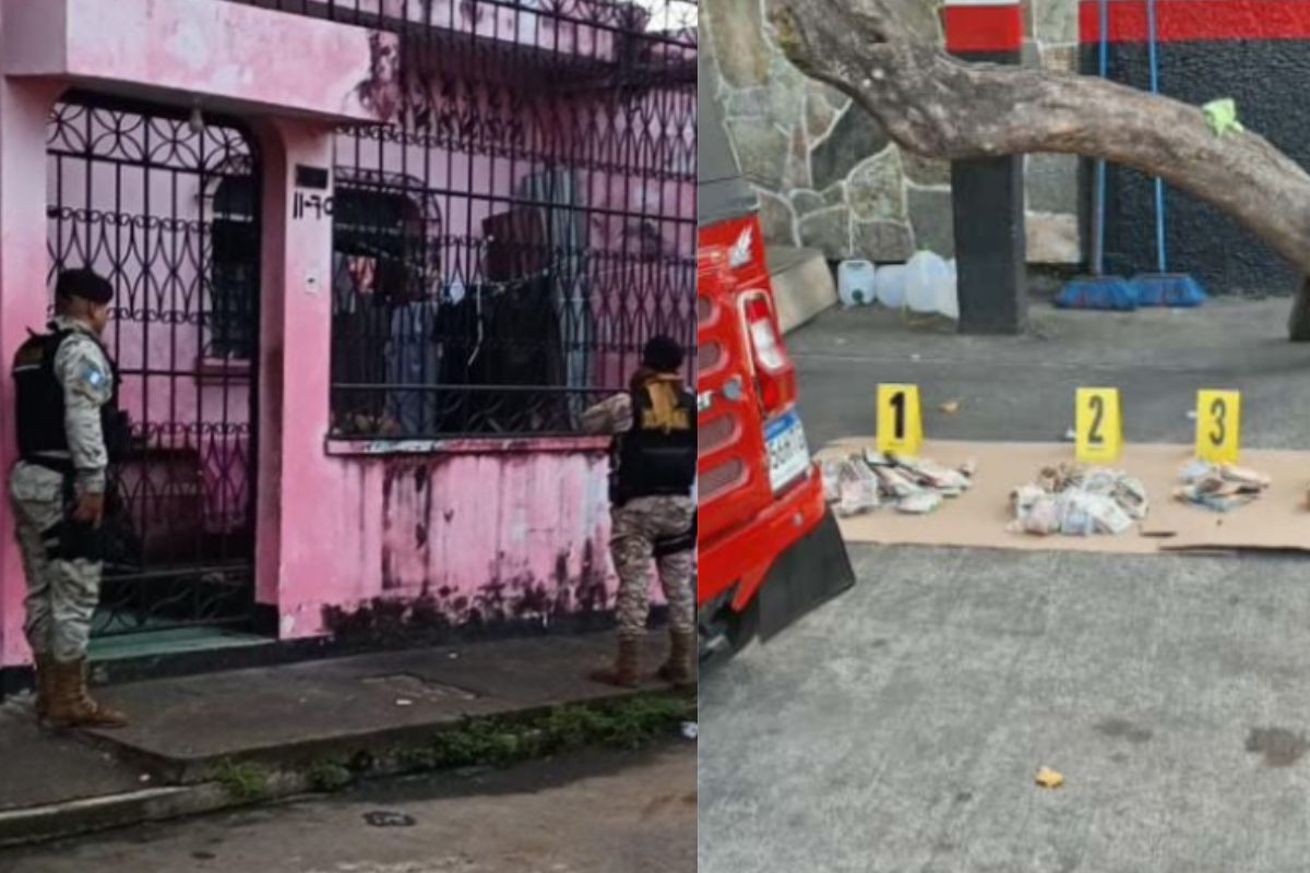 Incautan más de Q400 mil y capturan a siete personas en ocho allanamientos en Retalhuleu
