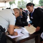 Después de graduar a la 57 promoción de la Policía Nacional Civil (PNC) en octubre de este año, la Academia de la PNC comienza con el registro de la 58. Foto La Hora: PNC