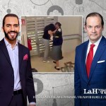 Ministro de Relaciones Exteriores de Panamá, Javier Martínez-Acha y El Salvador, Nayib Bukele. Foto La Hora: Alejandro Ramírez.