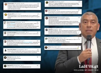 Los aplausos que no llegaron: comentarios de X contradicen el relato de popularidad de Curruchiche. Diseño La Hora: Roberto Altán.