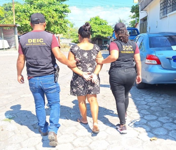 Presunta colaboradora del Barrio 18, Alias 