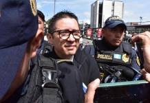 El Juzgado Quinto Penal suspendió la audiencia para determinar si Melvin Quijivix debe enfrentar juicio por el caso Red Q por vacaciones del juez. Foto La Hora: Daniel Ramírez