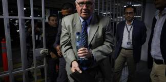 El Ministerio Público imputó delitos en contra del abogado Ramón Cadena a quien vinculan al caso Toma Usac. Foto La Hora: Daniel Ramírez