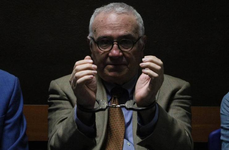 El Juzgado Décimo Penal ligó a proceso penal al abogado Ramón Cadena dentro del caso Toma Usac y lo benefició con medida sustitutiva. Foto La Hora: Daniel Ramírez