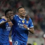 Kylian Mbappé fue la gran figura del Real Madrid al anotar los cuatro goles en su victoria ante el Olympiacos.