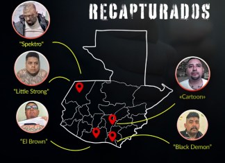 Reos Barrio 18 recapturados