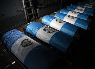 epatriación de 17 connacionales que perdieron la vida en un incendio en Ciudad Juárez, Chihuahua, México, el pasado 27 de marzo.