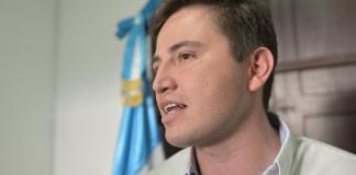 El jefe edil de Santa Catarina Pinula y presidente de la ANAM, Sebastián Siero, dijo que en enero de 2026 evaluará el tema de reelección. Foto La Hora: Fabricio Alonzo