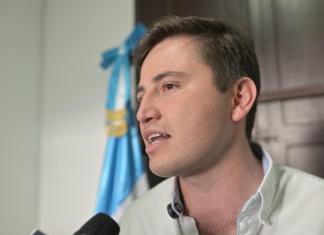 El jefe edil de Santa Catarina Pinula y presidente de la ANAM, Sebastián Siero, dijo que en enero de 2026 evaluará el tema de reelección. Foto La Hora: Fabricio Alonzo