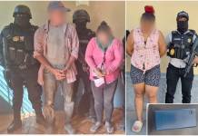 Exigían Q1 millón por su víctima y lo asesinaron: PNC captura a presuntos secuestradores Tres presuntos secuestradores fueron detenidos. Foto La Hora: PNC.
