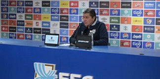 Director técnico de la Selección Nacional de Guatemala, Luis Fernando Tena. Foto La Hora: José Orozco.