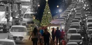 Con el inicio de las celebraciones de fin de año, el tránsito se tornará más complicado hasta el 24 de diciembre, según lo informó el vocero de la PMT, Amílcar Montejo.