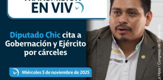 Citación de José Chic del partido VOS a las autoridades de seguridad. Foto La Hora