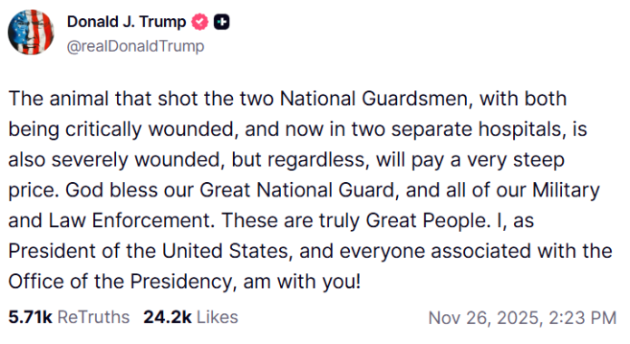 Red social de Donal Trump, Truth Social. Foto La Hora: Captura de Pantalla.