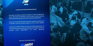 Venta de boletos Guatemala