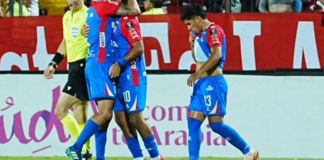 En el juego de vuelta, Xelajú MC jugará ante Alajuelense en el estadio Cementos Progreso el 3 de diciembre. Foto La Hora: Xelajú MC