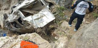 Accidente de microbus en Huehuetenango