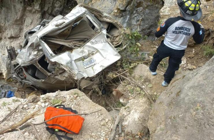 Accidente de microbus en Huehuetenango
