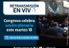 Retransmisión: Congreso celebra sesión plenaria este martes 18