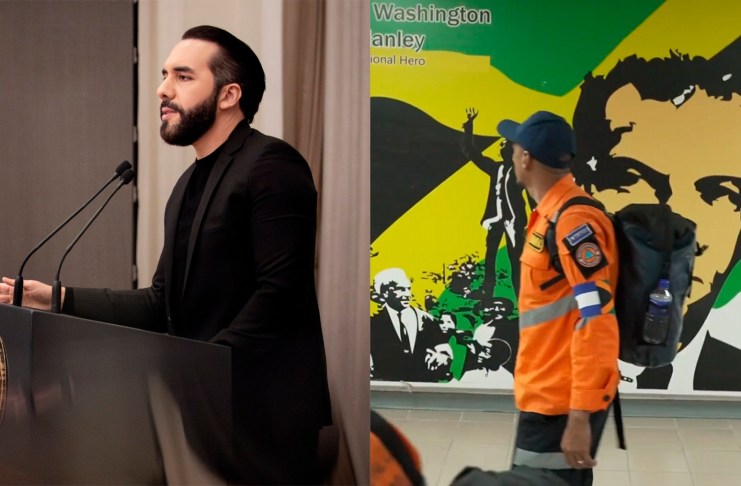 El gobierno de Nayib Bukele envió una misión humanitaria a Jamaica, tras el paso del huracán Melissa sobre la isla. Foto La Hora: Bukele