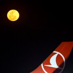 Fotografía de archivo del logo de la aerolínea Turkish Airlines. Foto La Hora: EFE