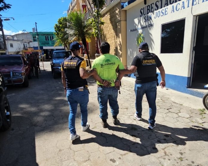 captura pnc presunto extorsionista