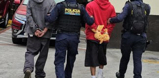 Capturan presuntos integrantes del Barrio 18, quienes habrían participado en un ataque armado registrado en la colonia Carolingia.
